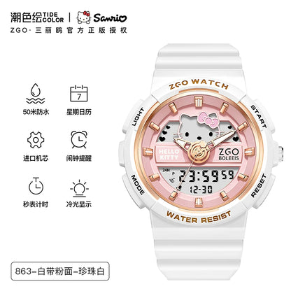 Cinnamoroll/Hello Kitty Sports Watch 50M Waterproof Glow in the Dark