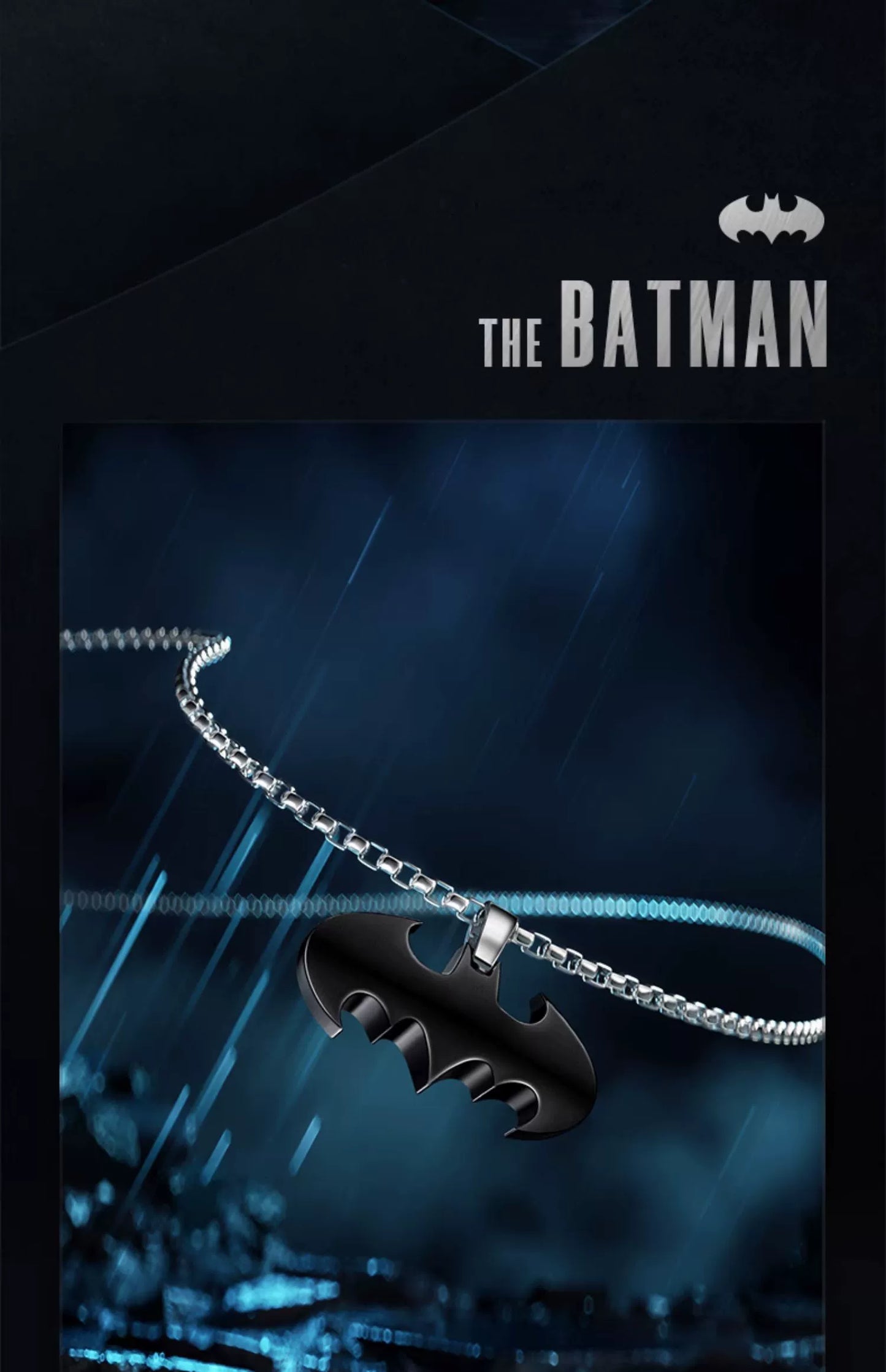 Batman Street Fashion Titanium Steel Men's Necklace