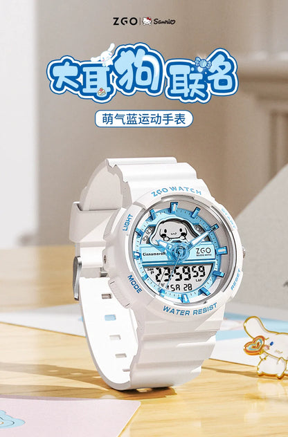 Cinnamoroll/Hello Kitty Sports Watch 50M Waterproof Glow in the Dark