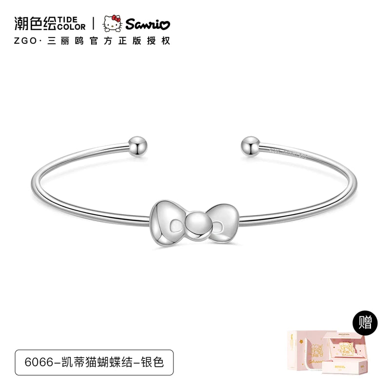 Hello Kitty Lucky Bow 925 Sterling Silver Bracelet