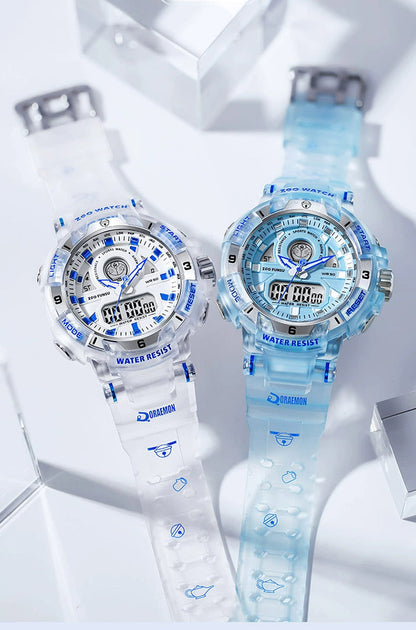 Doraemon Sports Watch 50M Waterproof Glow in the Dark