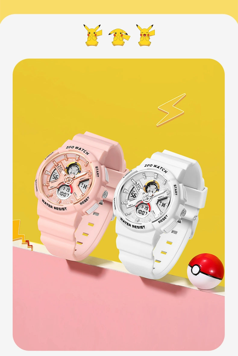 Pokemon Electric Sports Watch 50M Waterproof Glow in the Dark