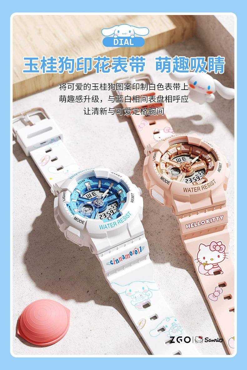 Cinnamoroll Sports Watch 50M Waterproof Glow in the Dark