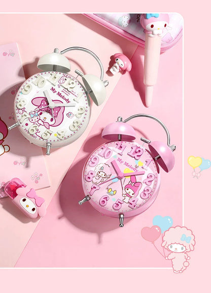 My Melody/Cinnamoroll Alarm Clock with Backlight