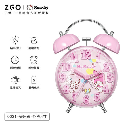 My Melody/Cinnamoroll Alarm Clock with Backlight