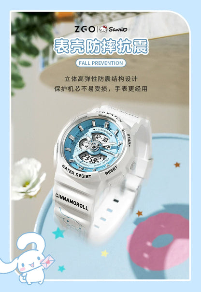 Cinnamoroll/Hello Kitty Sport Watch 50M Waterproof Glow in the Dark