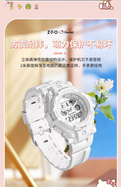 Hello Kitty Sports Watch 50M Waterproof Glow in the Dark