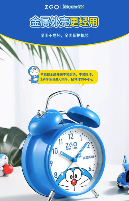 Doraemon Blue/Pink Children's Alarm Clock with Backlight