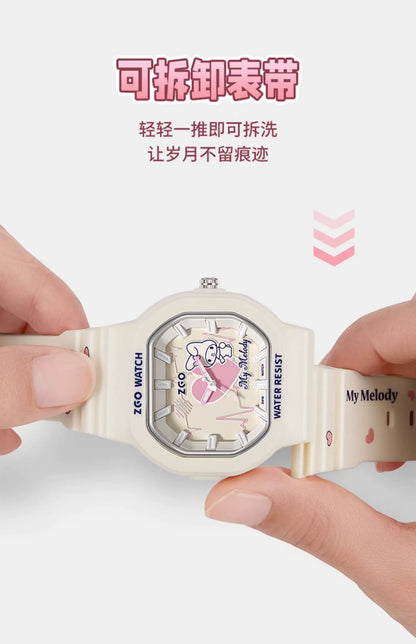 My Melody Sports Watch 30M Waterproof Glow in the Dark