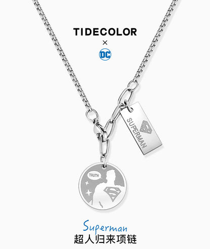 Superman Returns Titanium Steel Necklace