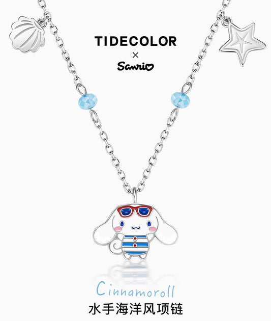 Cinnamoroll Summer Sailor 925 Sterling Silver Necklace